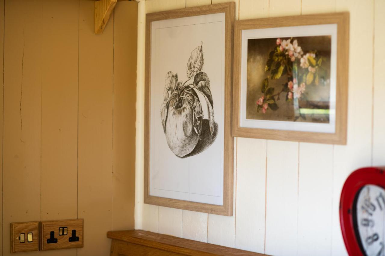 Harrys Hideout - Shepherd'S Huts At Harrys Cottages Pen-y-Clawdd Ngoại thất bức ảnh